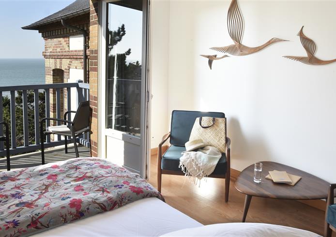 Sea view rooms in Honfleur, Deauville and Trouville - Bellevue Hotel